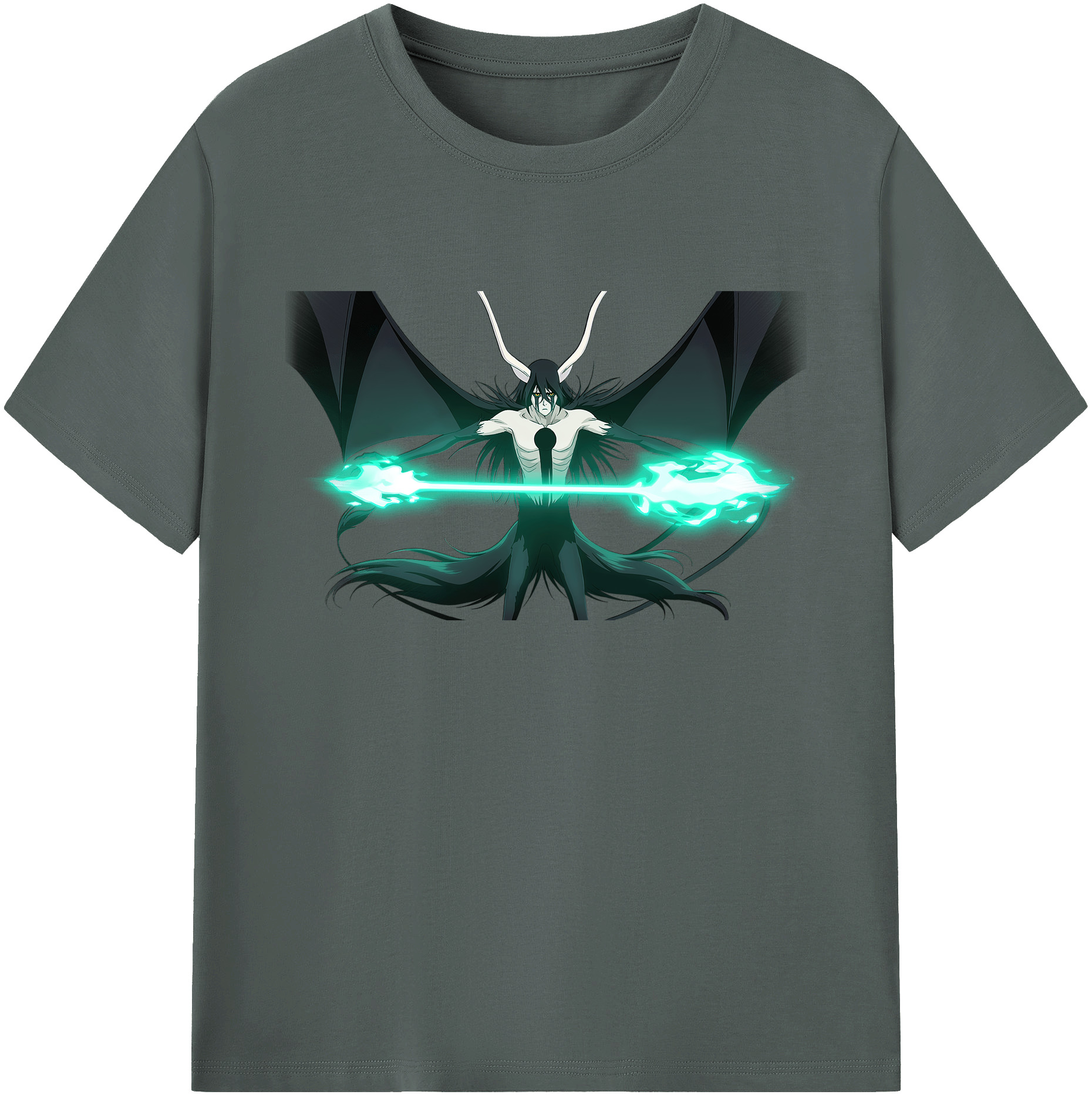 （画像用） ブリーチ ウルキオラ·シファー BLEACH Ulquiorra cifer 綿100％ メンズ半袖Tシャツ｜肌触りやわらか＆通気性